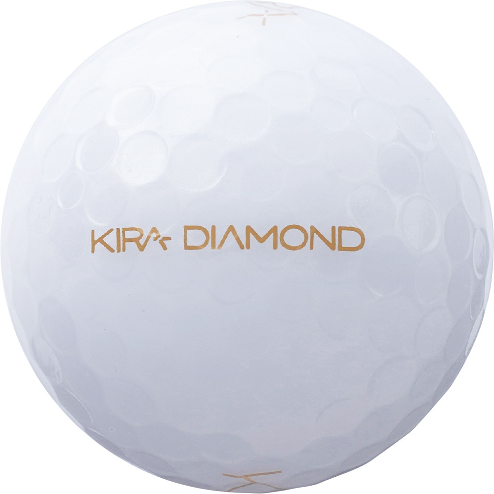 キャスコ（KASCO）（メンズ、レディース）ゴルフボール KIRA DIAMOND ホワイト ダース(12個入り)