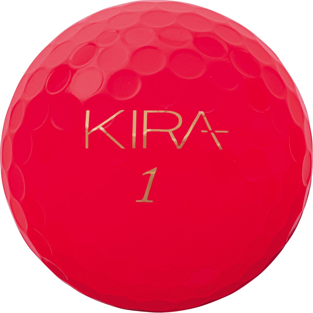 キャスコ（KASCO）（メンズ、レディース）ゴルフボール KIRA DIAMOND レッド ダース(12個入り)