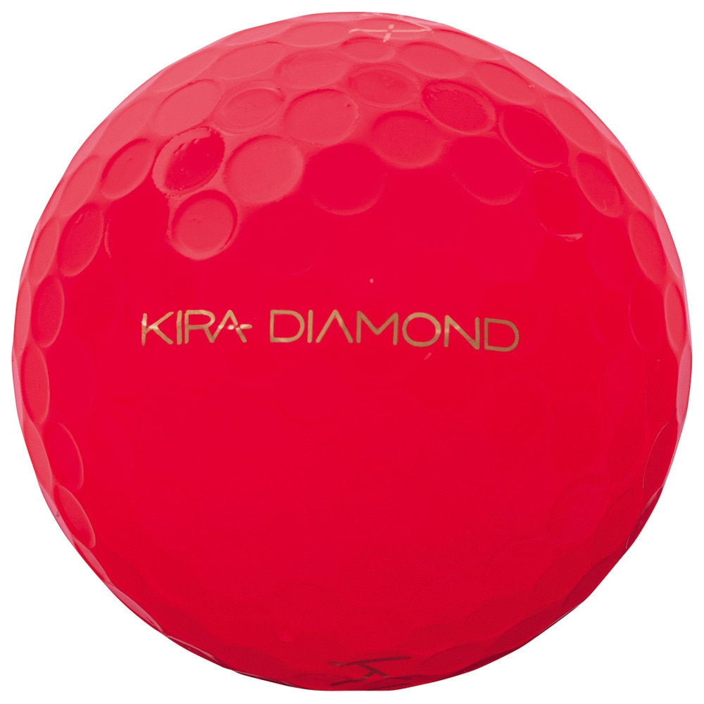 キャスコ（KASCO）（メンズ、レディース）ゴルフボール KIRA DIAMOND レッド ダース(12個入り)