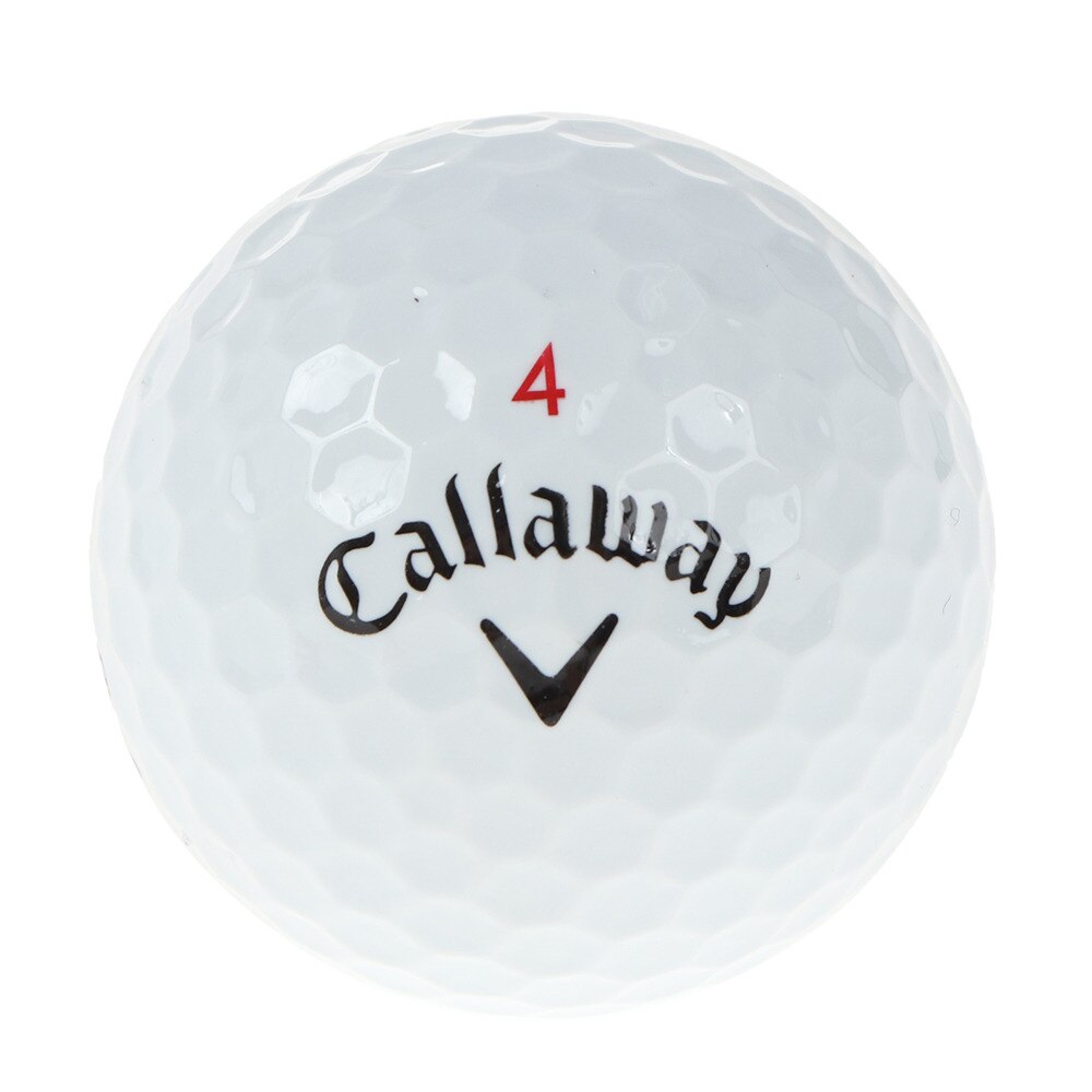キャロウェイ（CALLAWAY）（メンズ、レディース）CHROME SOFT X ゴルフボール ホワイト 1ダース(12球入り)