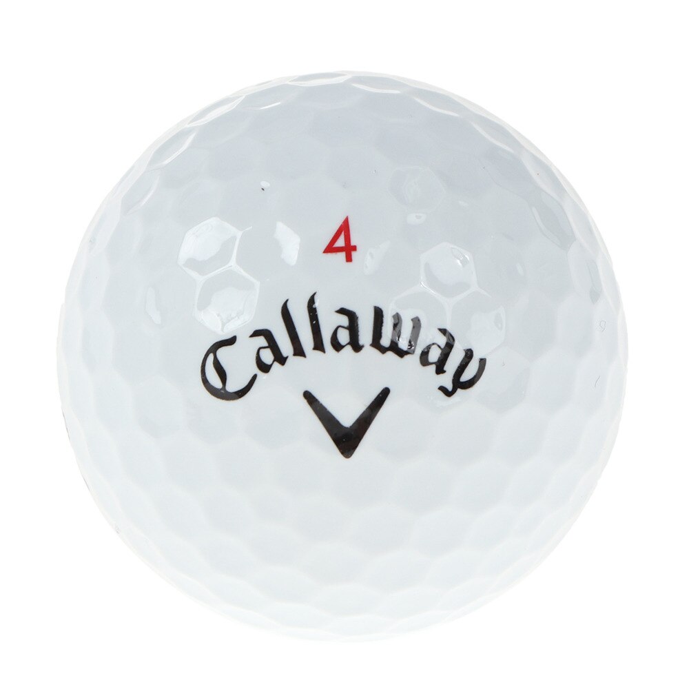 キャロウェイ（CALLAWAY）（メンズ、レディース）CHROME SOFT X ゴルフボール ホワイト ダース(12個入り)