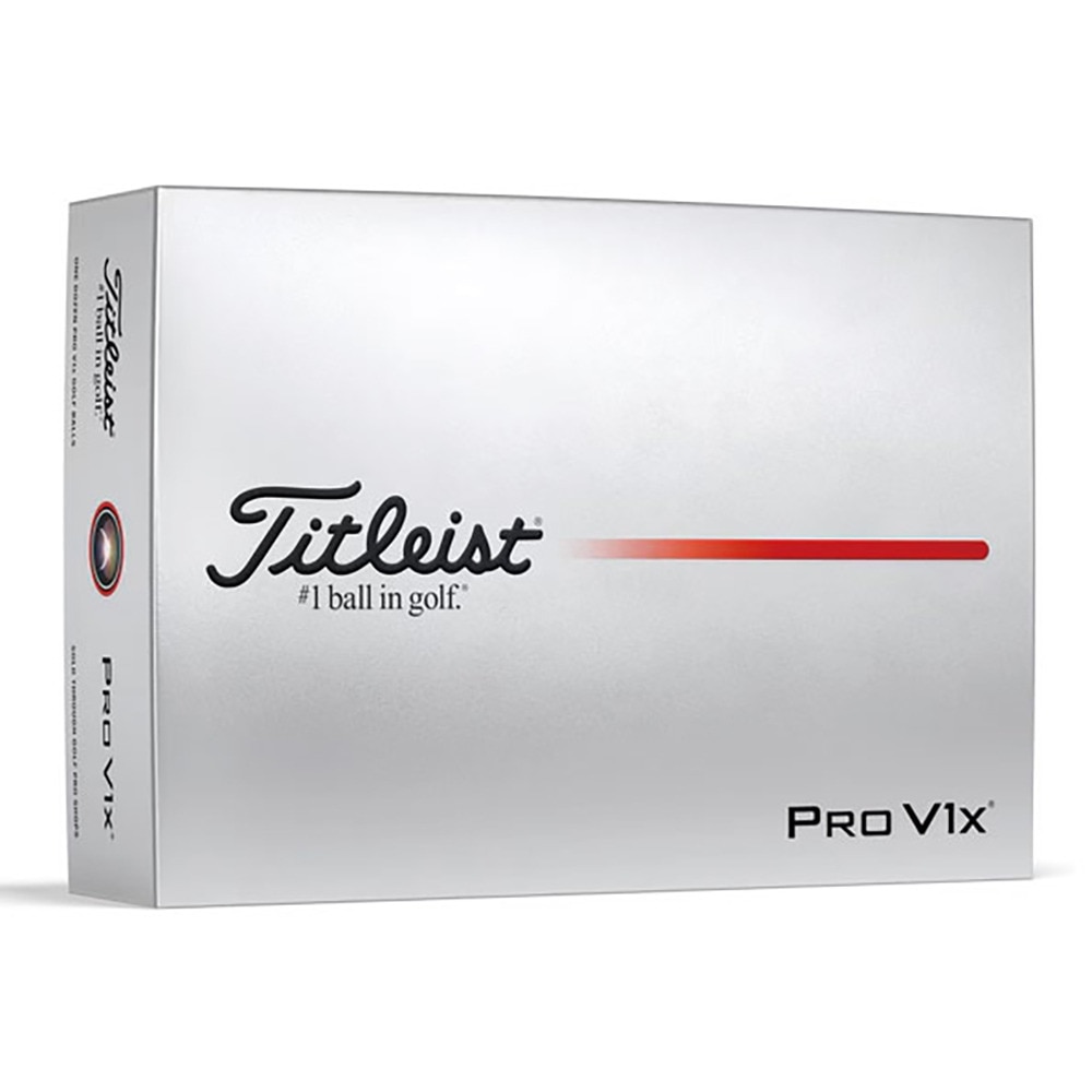 タイトリスト（TITLEIST）（メンズ）PRO V1X プロV1X ダブルナンバー ゴルフボール T2049S-3PLEJ ダース(12個入り)