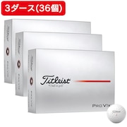 (メンズ)【3ダースセット】PRO V1X プロV1X ダブルナンバー ゴルフボール T2049S-3PLEJ 3ダース(36個入り)