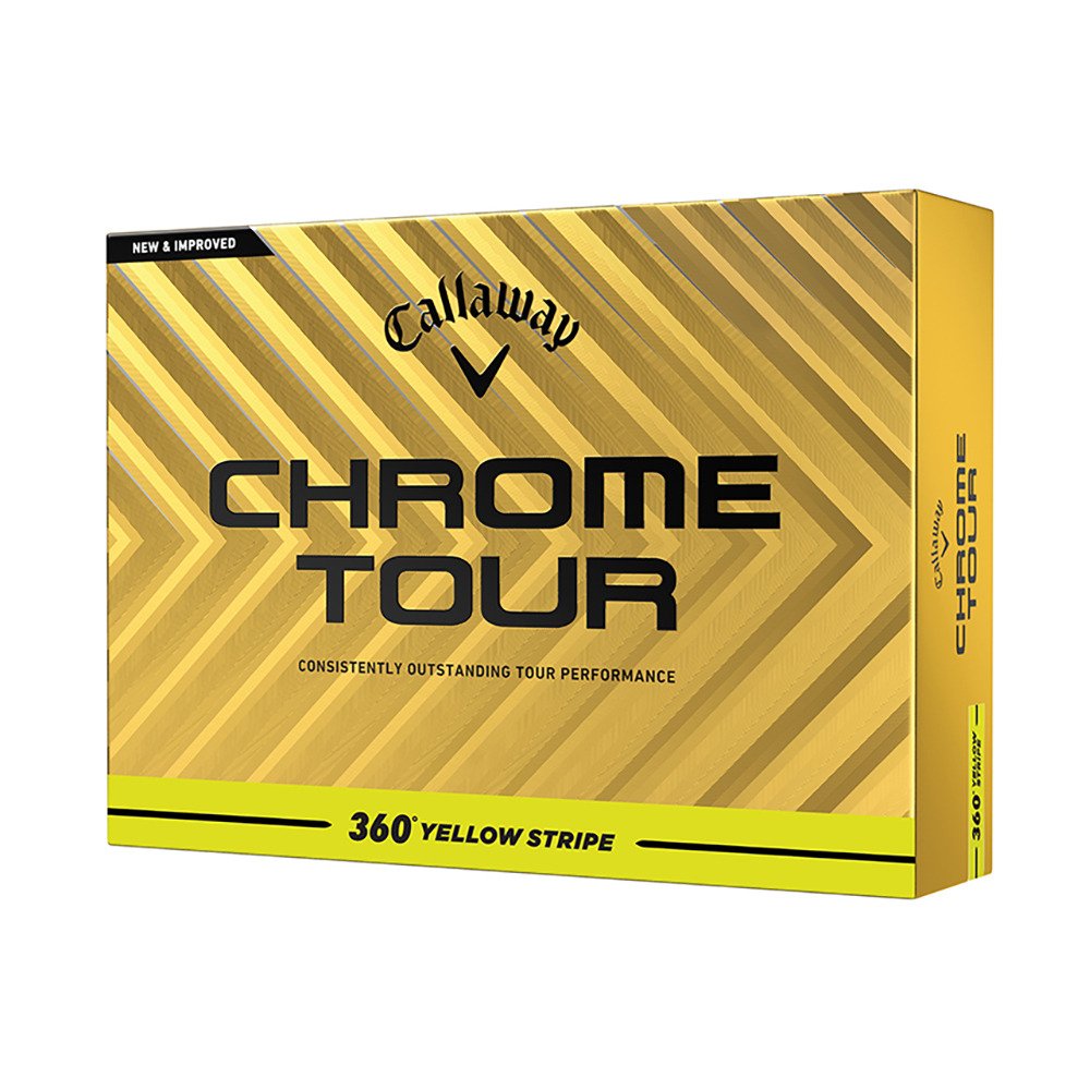 ゴルフボール CHRM TOUR 24 360 YLW STRP 3B ダース(12個入り)