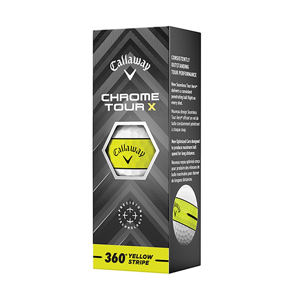 ゴルフボール CHRM TOUR X 24 360 YLW STRP 3B ダース(12個入り) 5