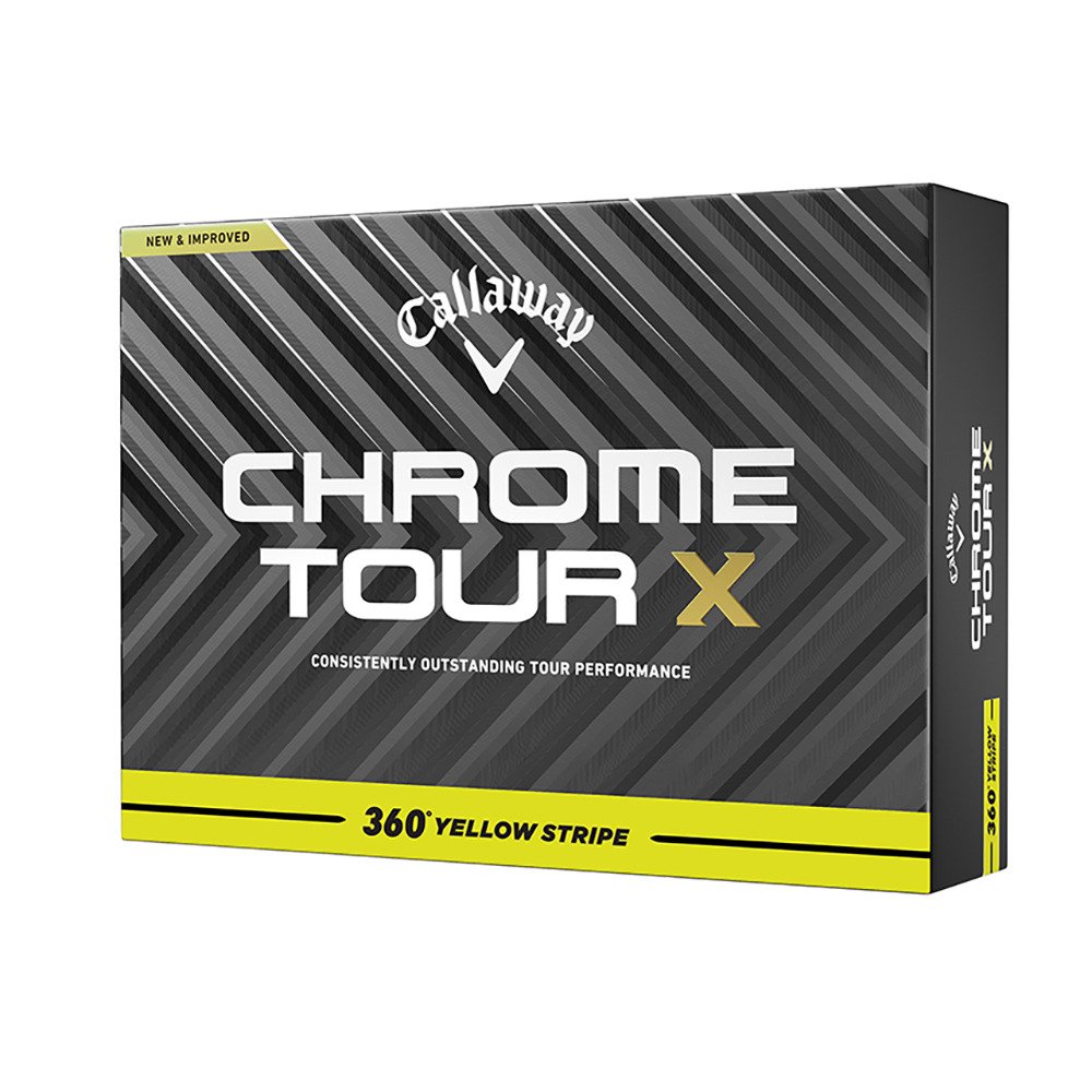 ゴルフボール CHRM TOUR X 24 360 YLW STRP 3B ダース(12個入り)