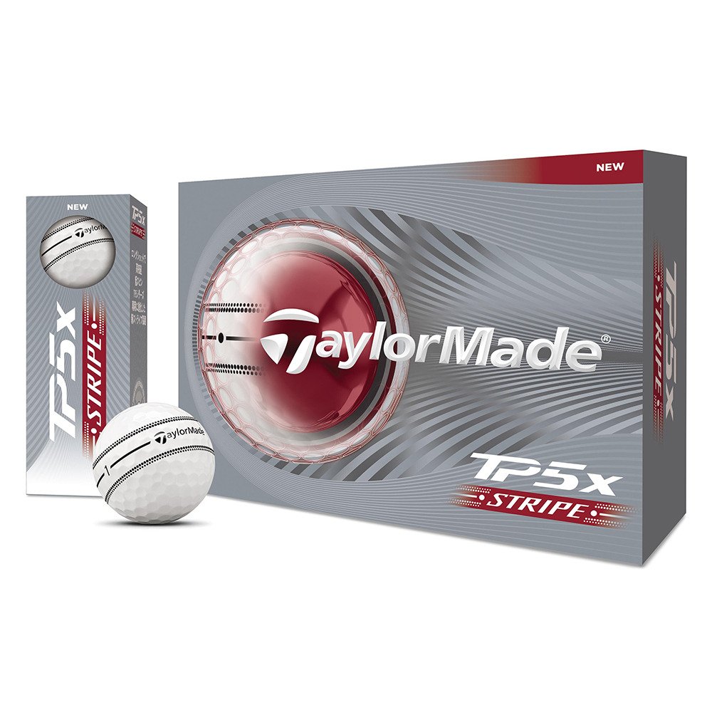 テーラーメイド（TAYLORMADE）（メンズ）ゴルフボール TP5X ストライプ