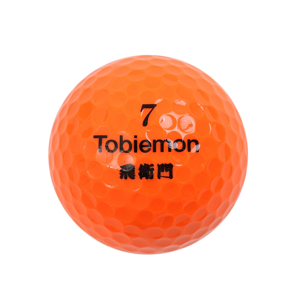 ゴルフボール TOBIEMON(トビエモン) メッシュバッグ入り オレンジ 1ダース(12個) TBM-2MBO