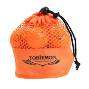 (メンズ、レディース、キッズ)ゴルフボール TOBIEMON(トビエモン) メッシュバッグ入り オレンジ 1ダース(12個) TBM-2MBO