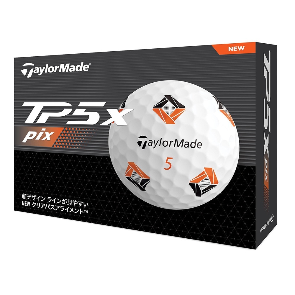 テーラーメイド（TAYLORMADE）（メンズ）ゴルフボール 24 TP5x pix ダース(12個入り)