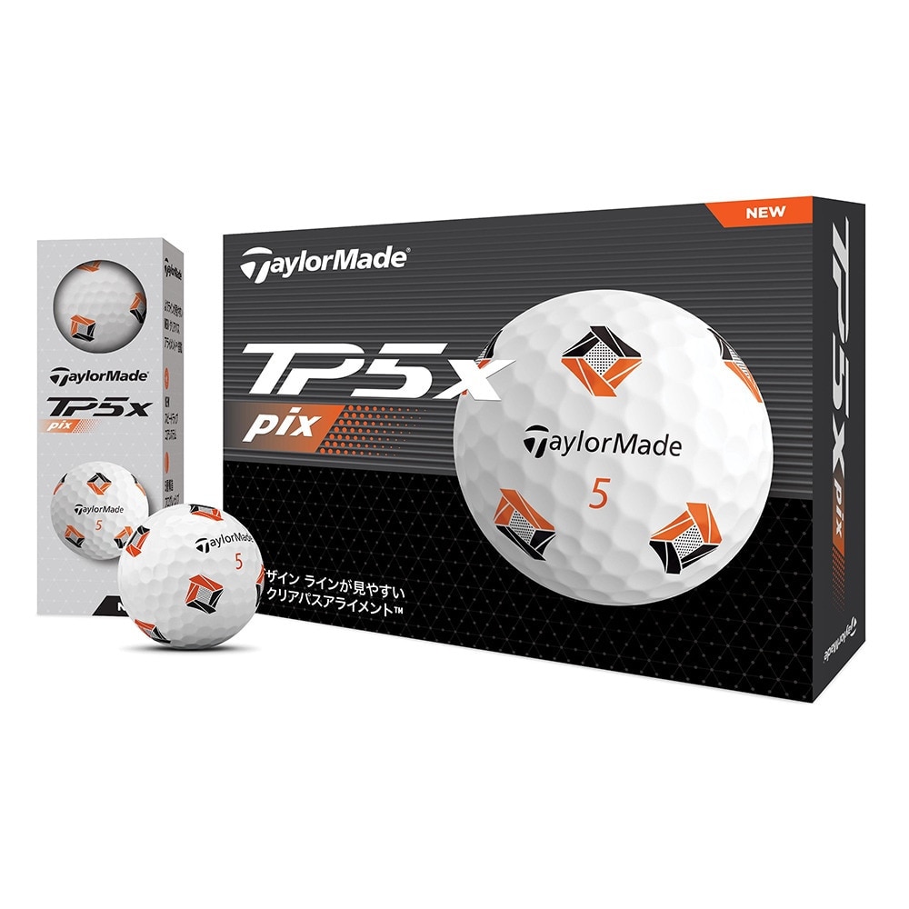 テーラーメイド（TAYLORMADE）（メンズ）ゴルフボール 24 TP5x pix ダース(12個入り)