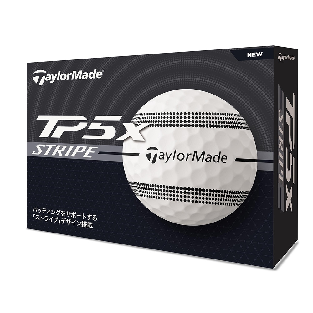 テーラーメイド（TAYLORMADE）（メンズ）ゴルフボール TP5x ストライプ SV ダース(12個入り)
