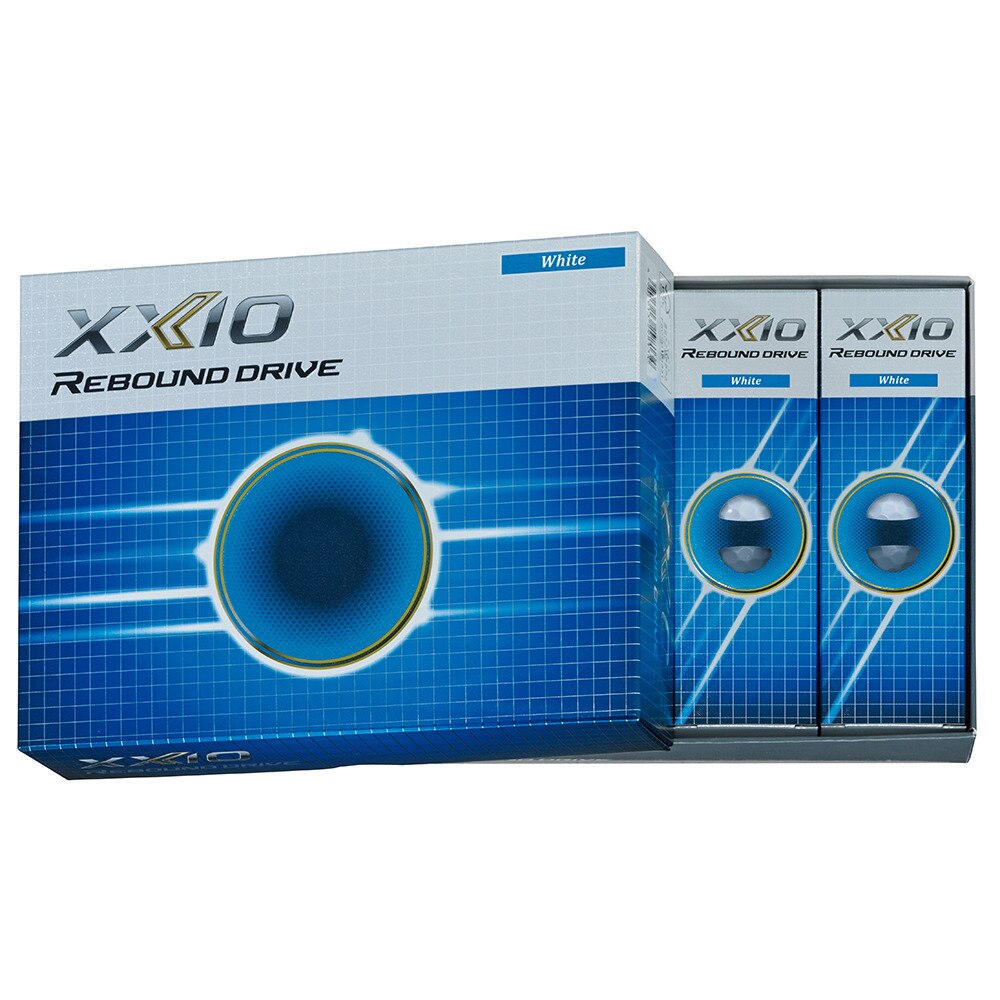 ゼクシオ（XXIO）（メンズ）ゴルフボール ダース リバウンド ドライブ ボール 12個入 XN RD WH 12ケ