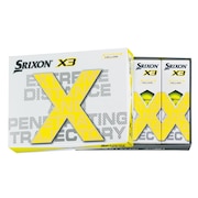 スリクソン（SRIXON）（メンズ）ゴルフボール ダース X3 ボール 12個入 SN X3 YEL 12ケ 22