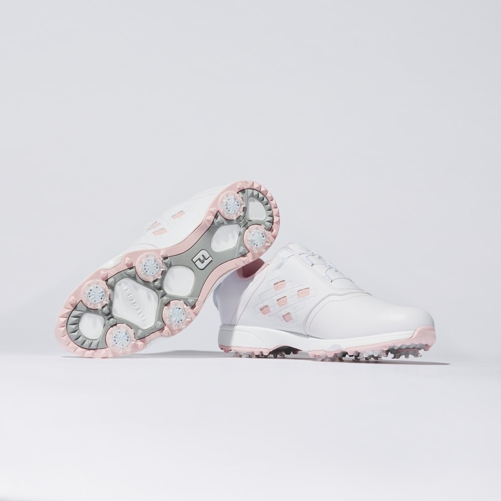 フットジョイ（FOOT JOY）（レディース）Eコンフォート ボア ゴルフ シューズ WT/PK 98649 W