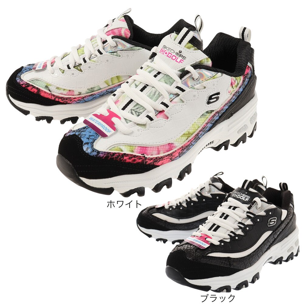 スケッチャーズ（SKECHERS）（レディース）ゴルフシューズ ゴー ゴルフ ディライト 123998-WBMT