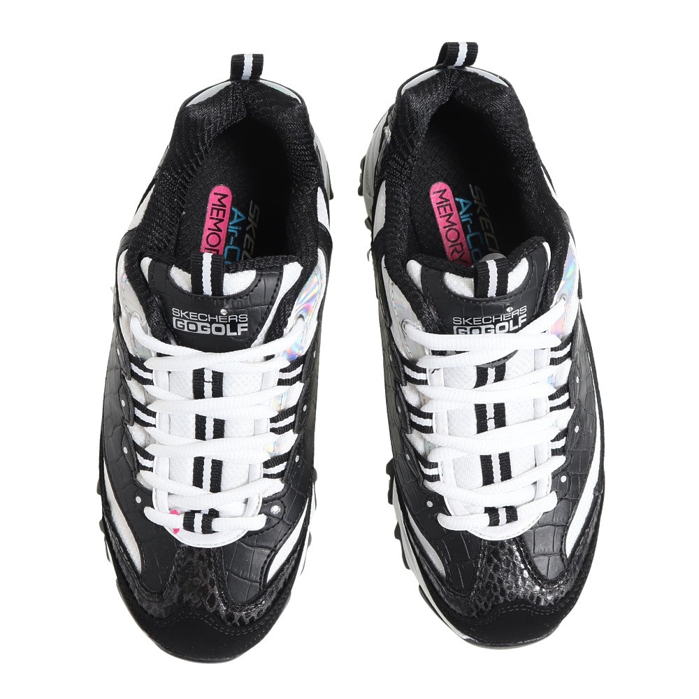 スケッチャーズ（SKECHERS）（レディース）ゴルフシューズ DLITES 123998-BKW