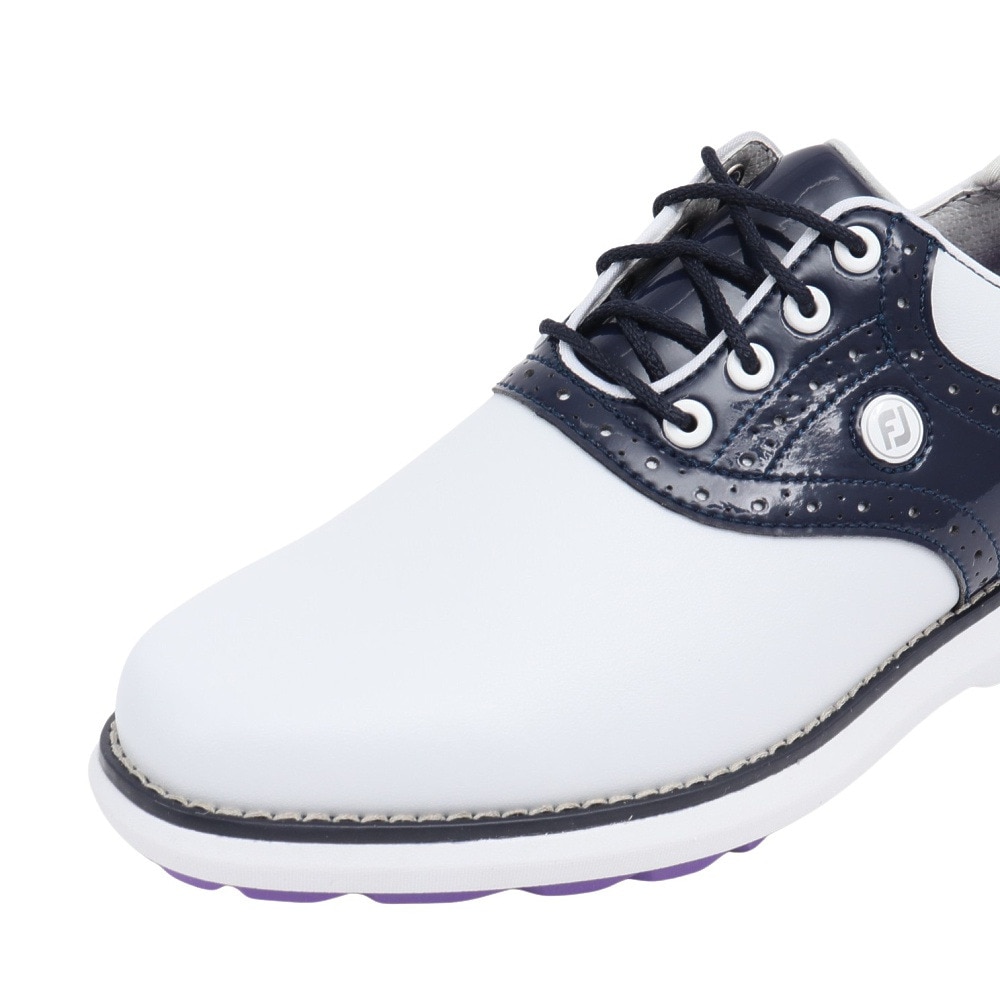フットジョイ（FOOT JOY）（レディース）トラディションズ スパイクレス ゴルフ シューズ WT/NV 97899 W