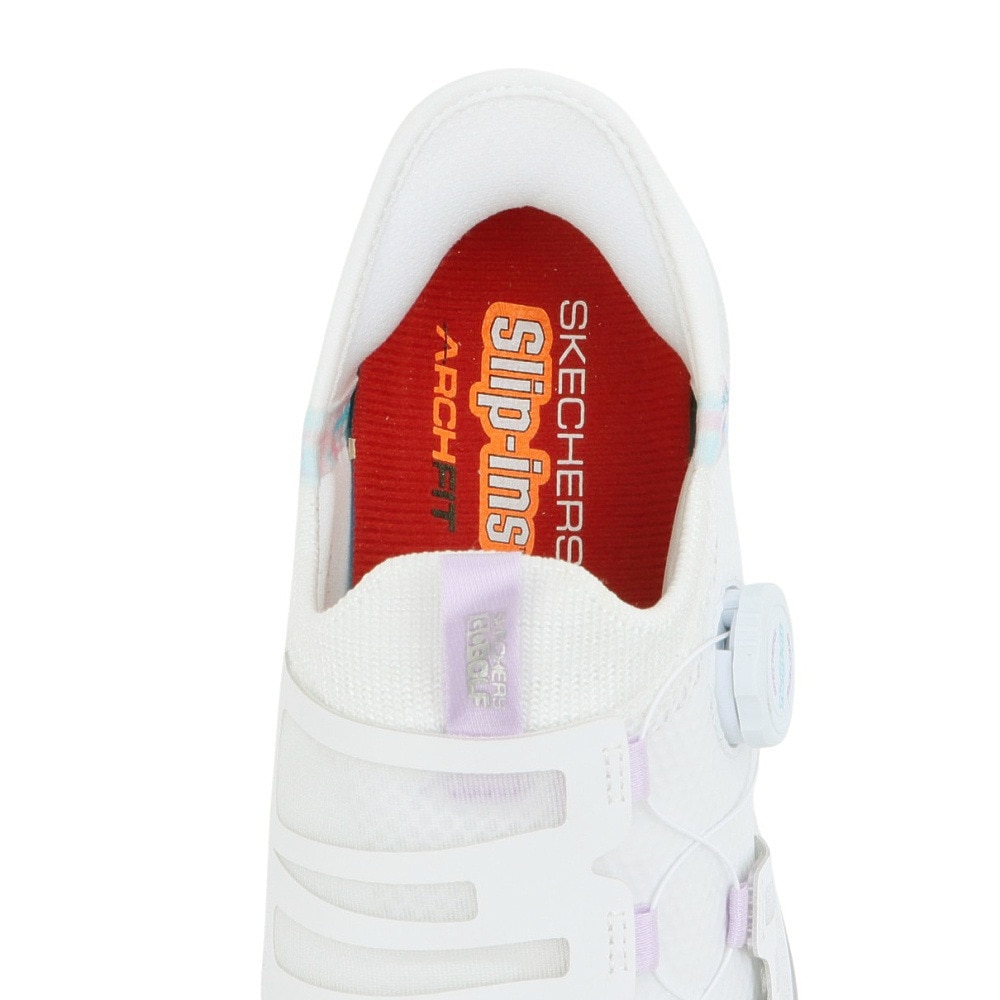 スケッチャーズ（SKECHERS）（レディース）ゴルフシューズ スリップインズ ゴー ゴルフ エリート GO GOLF ELITE5 SLIP-INS 123062-WLV