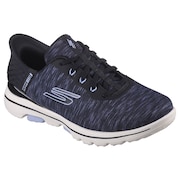 スケッチャーズ（SKECHERS）（レディース）GO GOLF WALK5 S-INS スパイクレス ゴルフシューズ 123085-BKLV