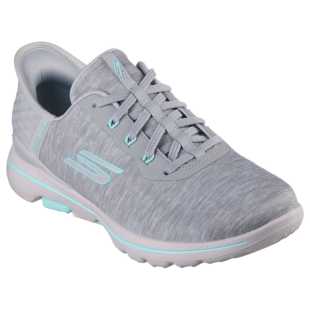 スケッチャーズ（SKECHERS）（レディース）GO GOLF WALK5 S-INS スパイクレス ゴルフシューズ 123085-GYAQ