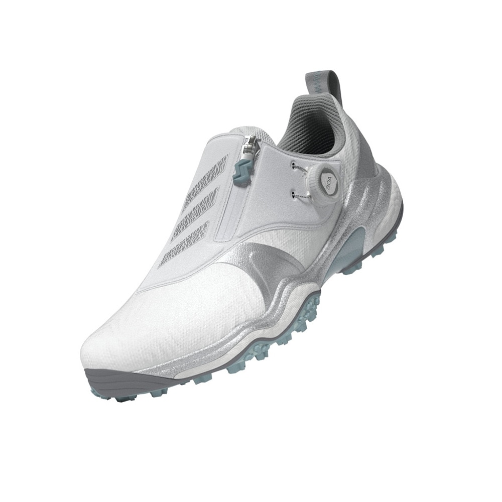 アディダス（adidas）（レディース）コードカオス ボア ゴルフシューズ JQ7753 W/SLV