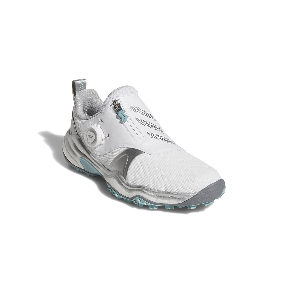 アディダス（adidas）（レディース）コードカオス ボア ゴルフシューズ JQ7753 W/SLV