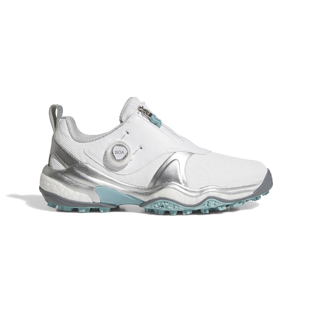 アディダス（adidas）（レディース）コードカオス ボア ゴルフシューズ JQ7753 W/SLV
