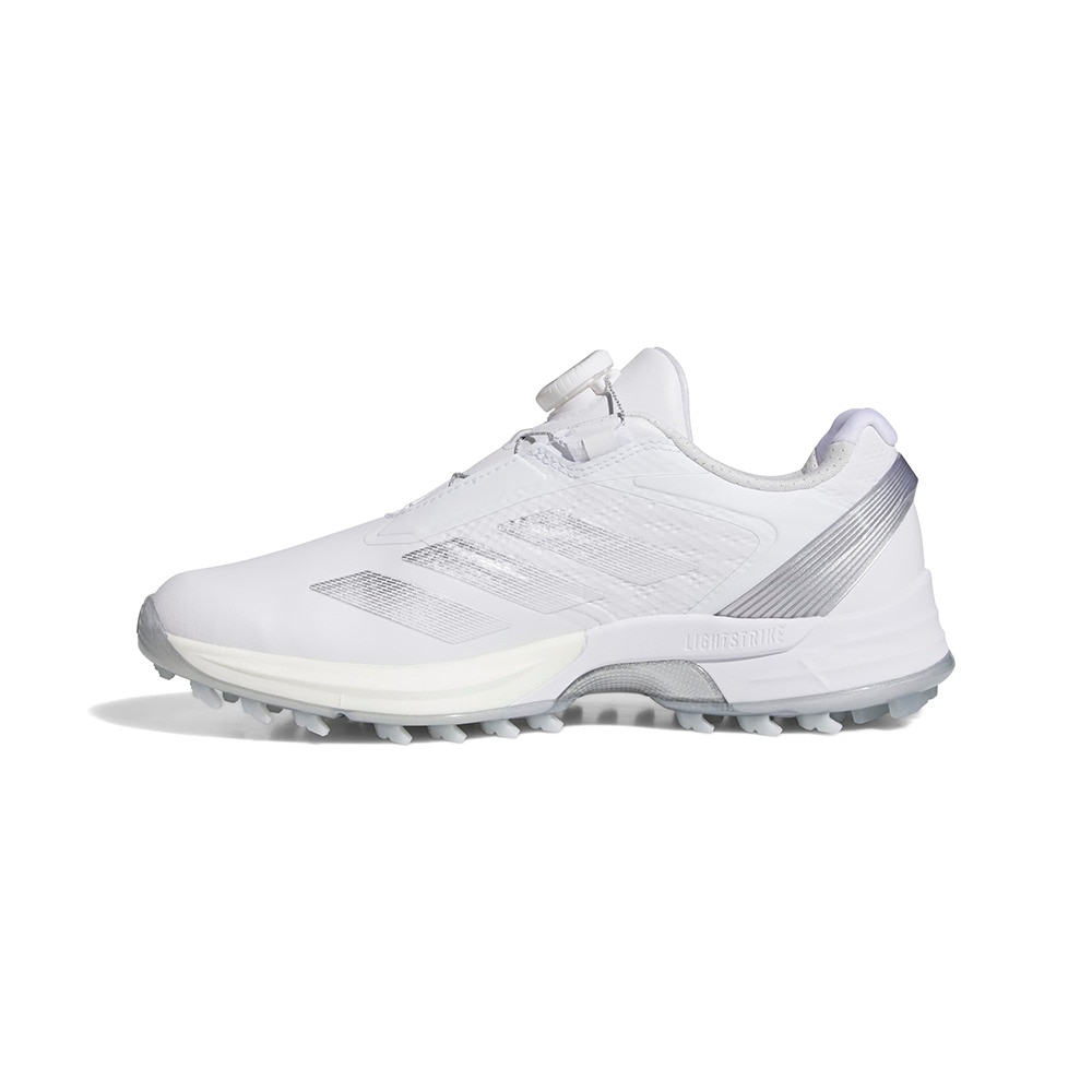 アディダス（adidas）（レディース）アディゼロ ZG ロー ボア ゴルフシューズ JS1764 W/SLV