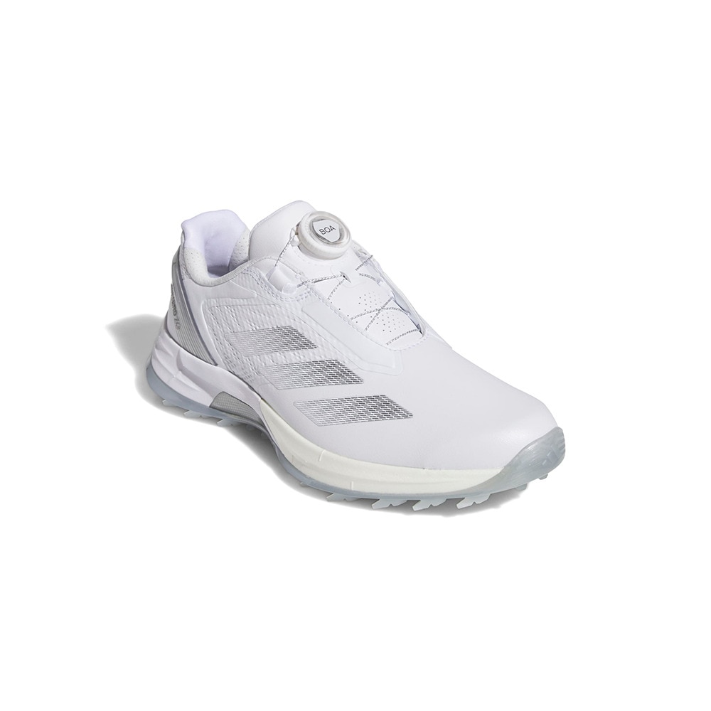 アディダス（adidas）（レディース）アディゼロ ZG ロー ボア ゴルフシューズ JS1764 W/SLV