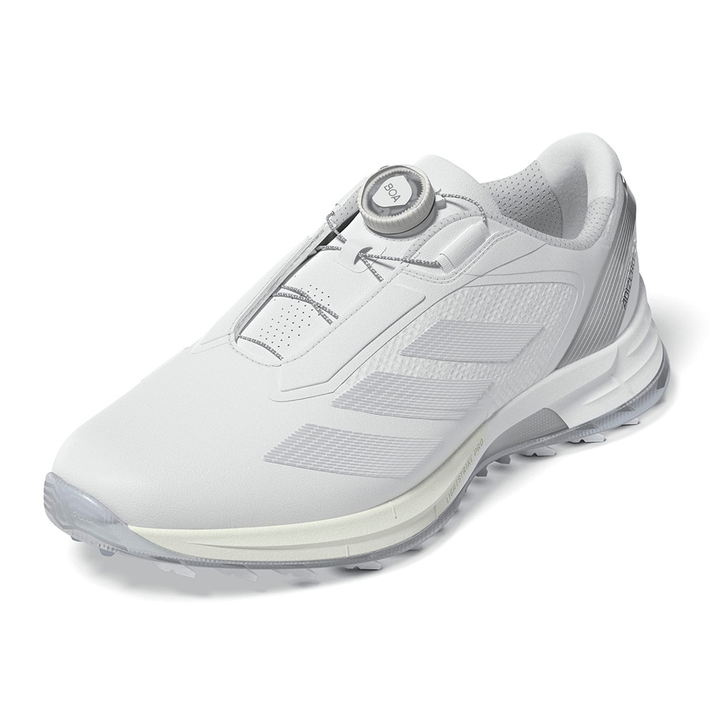 アディダス（adidas）（レディース）アディゼロ ZG ロー ボア ゴルフシューズ JS1764 W/SLV