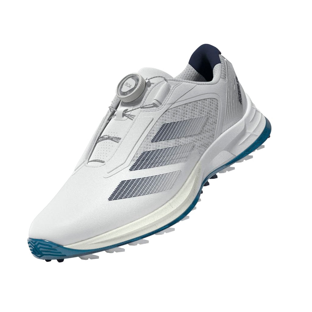 アディダス（adidas）（レディース）アディゼロ ZG ロー ボア ゴルフシューズ JS1765 W/NVY