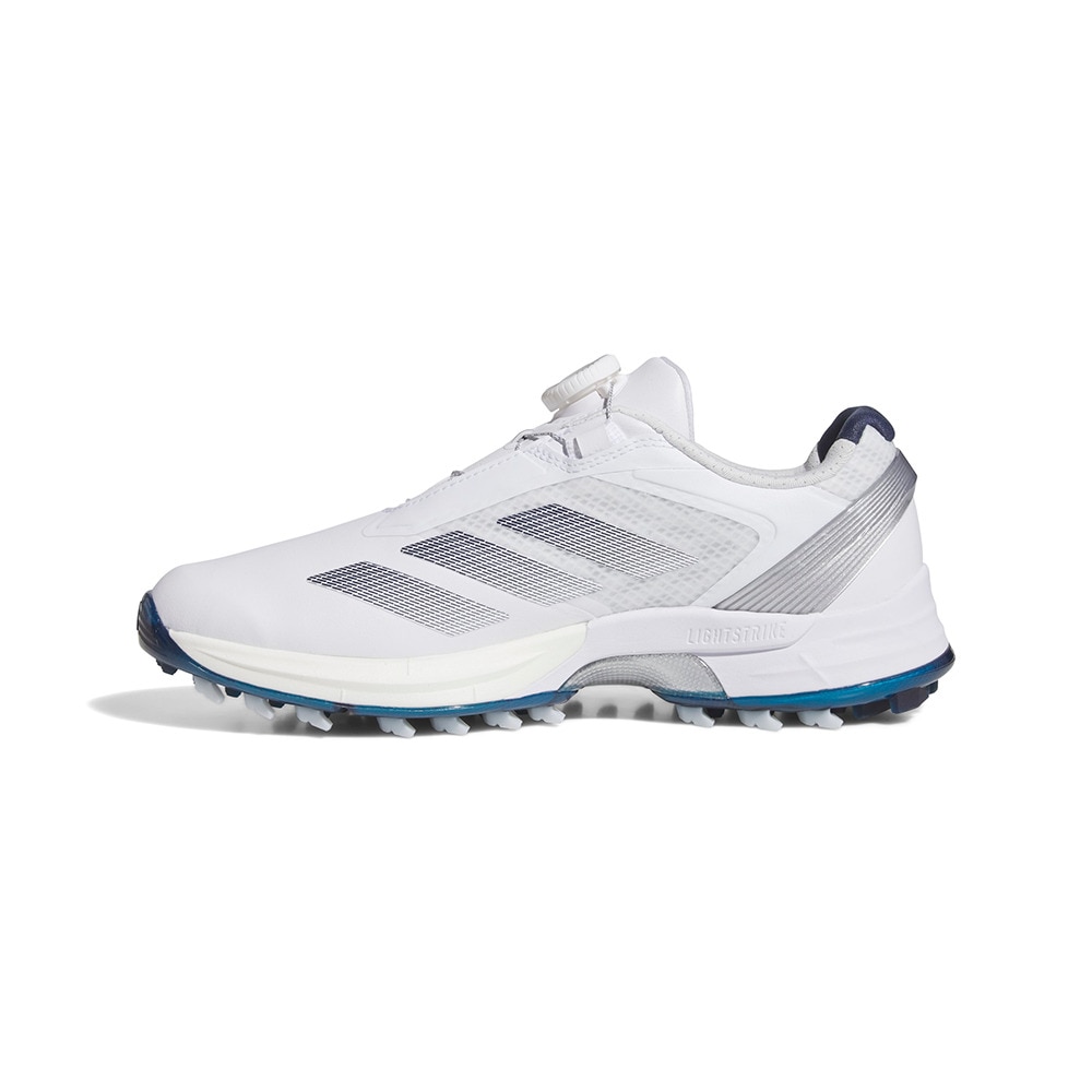 アディダス（adidas）（レディース）アディゼロ ZG ロー ボア ゴルフシューズ JS1765 W/NVY