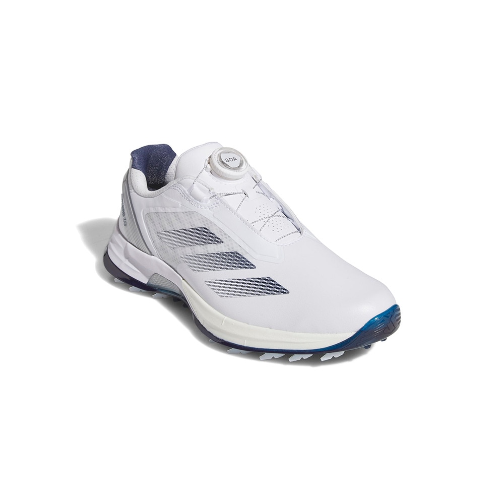 アディダス（adidas）（レディース）アディゼロ ZG ロー ボア ゴルフシューズ JS1765 W/NVY