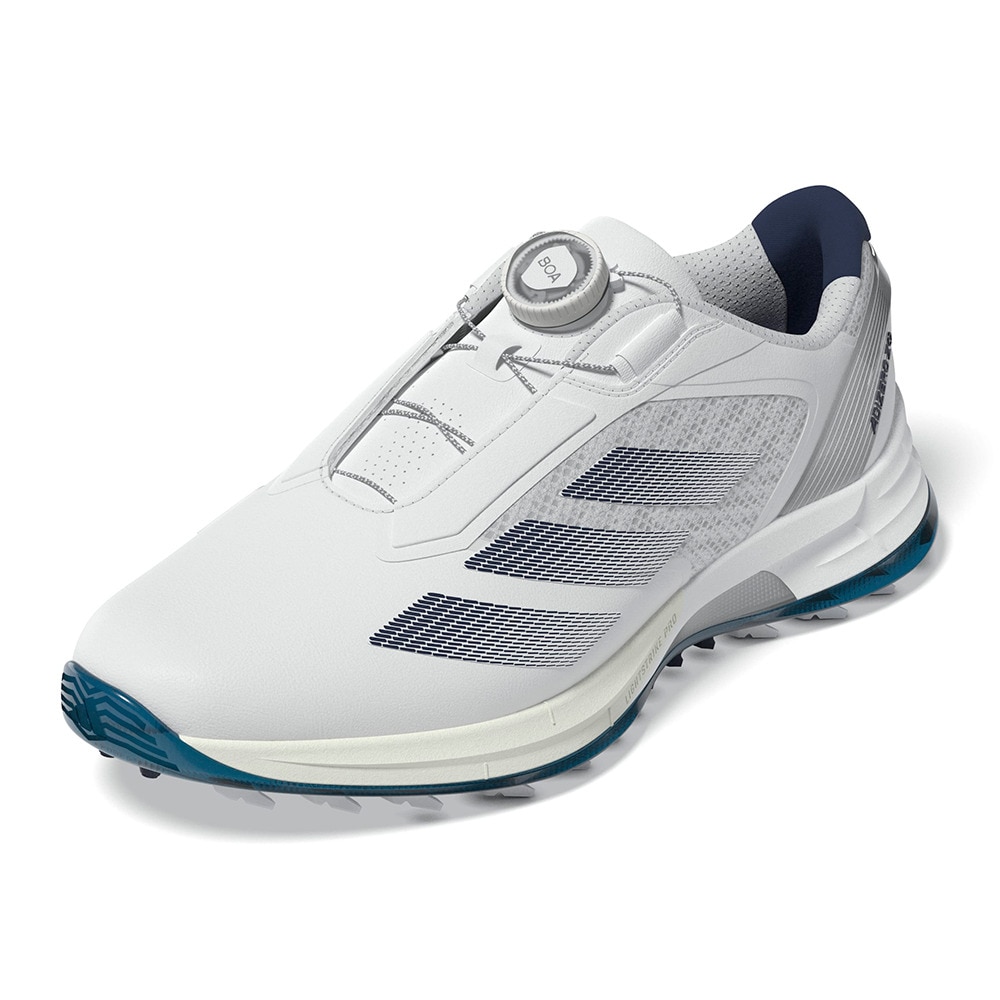 アディダス（adidas）（レディース）アディゼロ ZG ロー ボア ゴルフシューズ JS1765 W/NVY