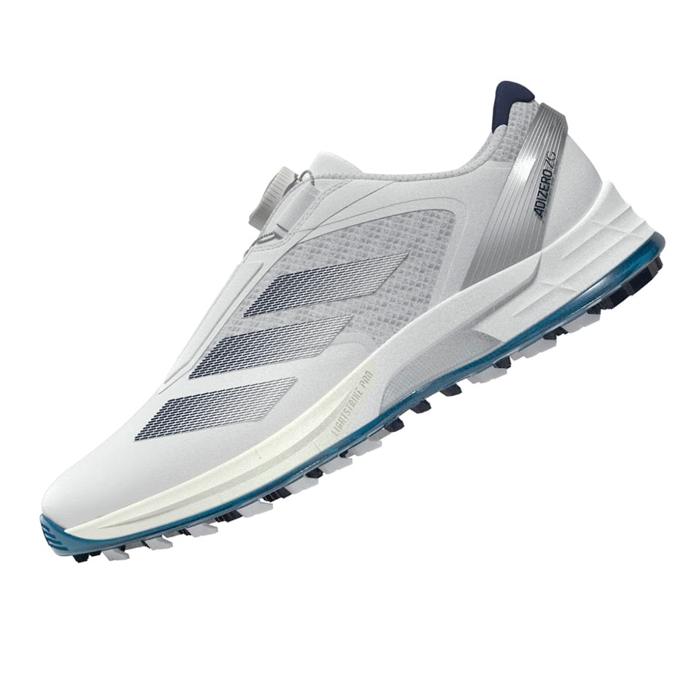 アディダス（adidas）（レディース）アディゼロ ZG ロー ボア ゴルフシューズ JS1765 W/NVY
