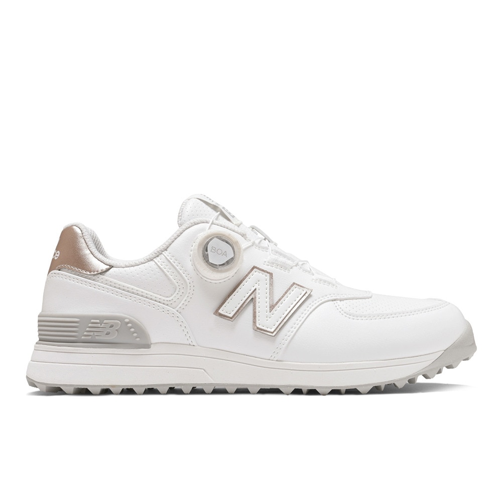 ニューバランス（new balance）（レディース）574 v4 SL BOA スパイクレス ゴルフシューズ WG574BA42E