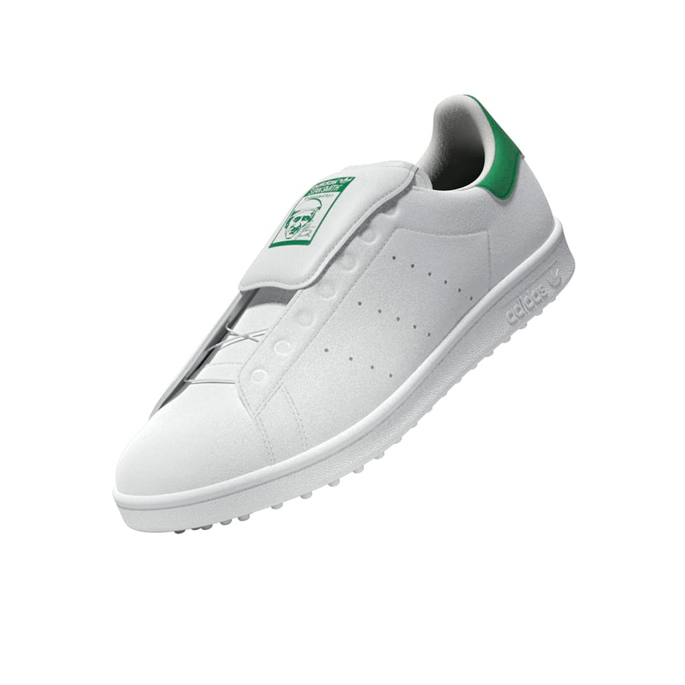 アディダス（adidas）（レディース）スタンスミス ボア ゴルフ シューズ JP5192 W/GRN
