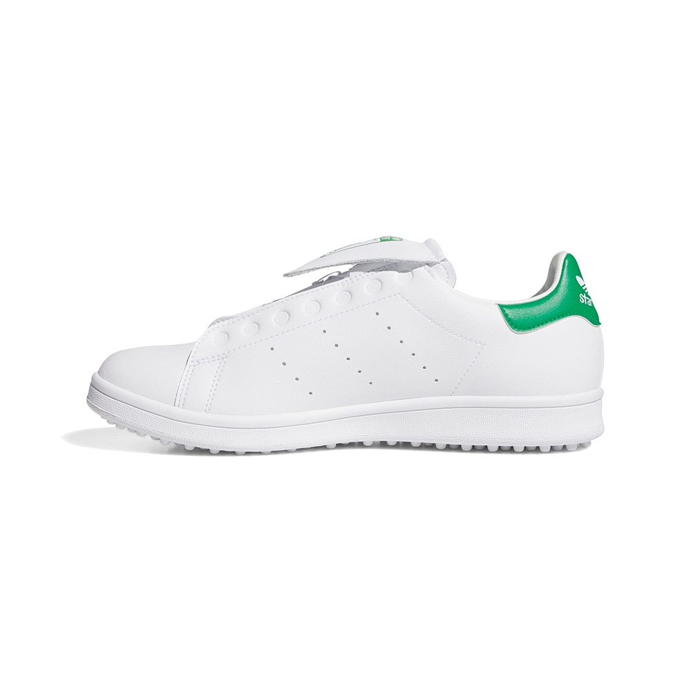 アディダス（adidas）（レディース）スタンスミス ボア ゴルフ シューズ JP5192 W/GRN