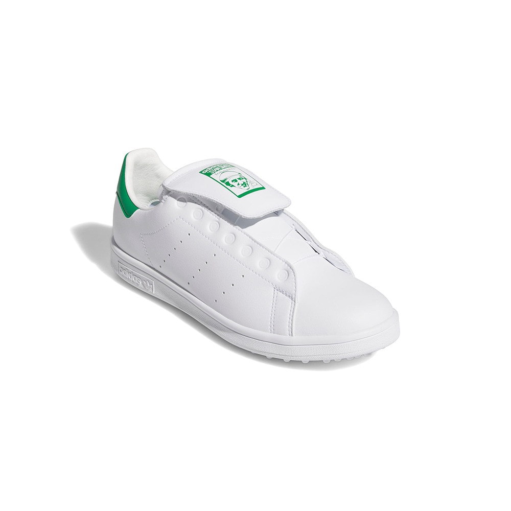 アディダス（adidas）（レディース）スタンスミス ボア ゴルフ シューズ JP5192 W/GRN