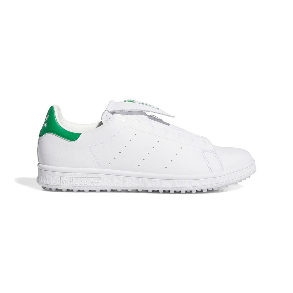 アディダス（adidas）（レディース）スタンスミス ボア ゴルフ シューズ JP5192 W/GRN