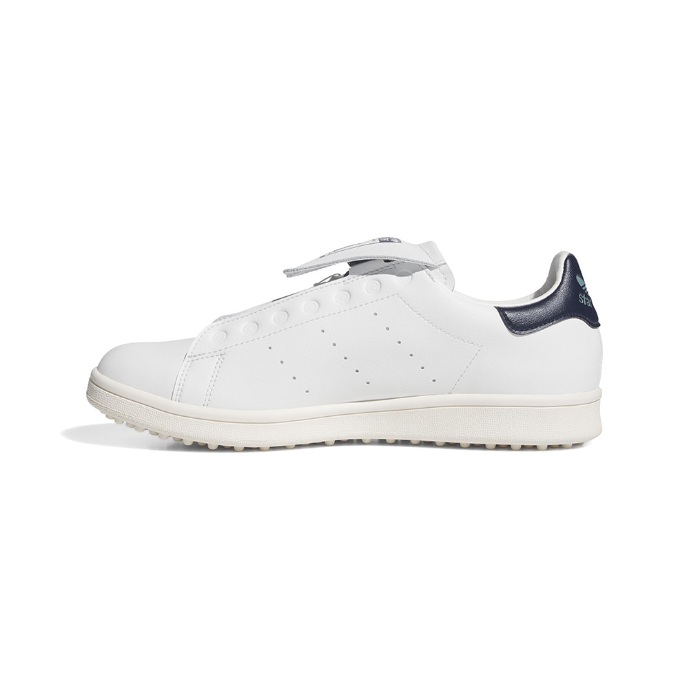 アディダス（adidas）（レディース）スタンスミス ボア ゴルフ シューズ JP5193 W/NVY