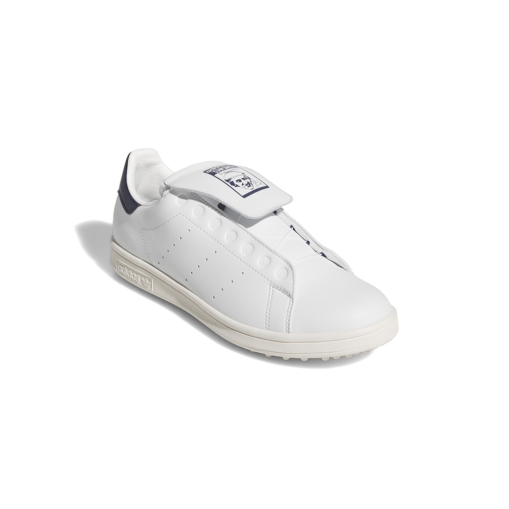 アディダス（adidas）（レディース）スタンスミス ボア ゴルフ シューズ JP5193 W/NVY