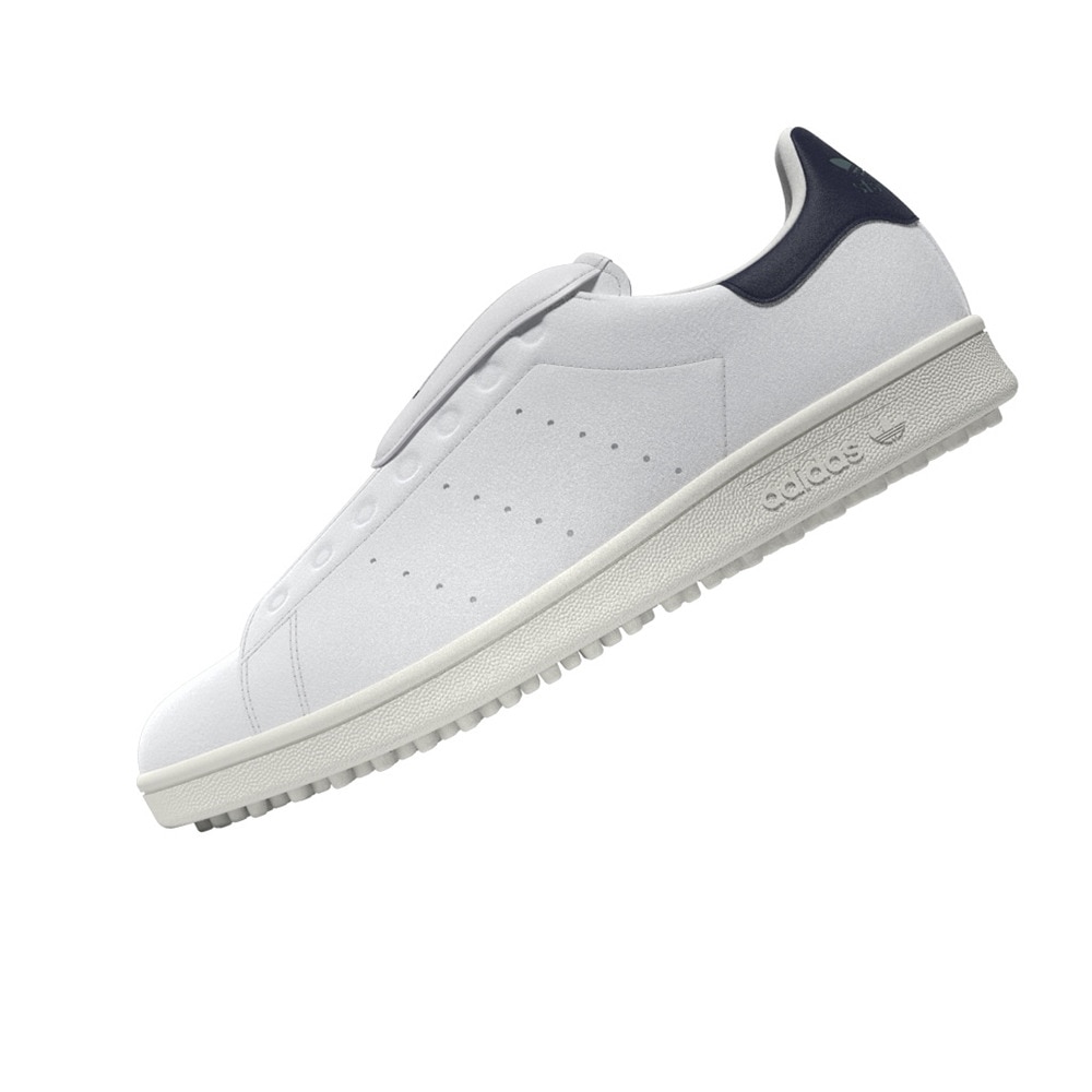 アディダス（adidas）（レディース）スタンスミス ボア ゴルフ シューズ JP5193 W/NVY