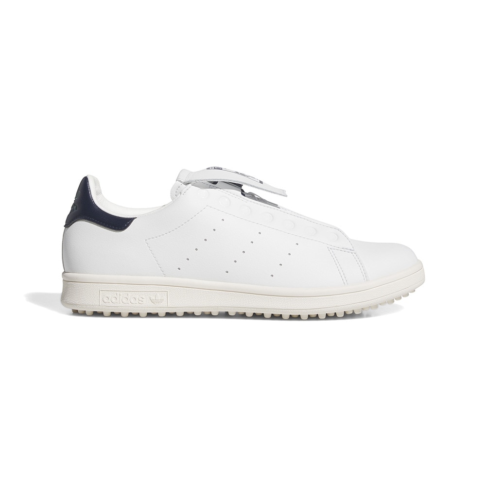 アディダス（adidas）（レディース）スタンスミス ボア ゴルフ シューズ JP5193 W/NVY