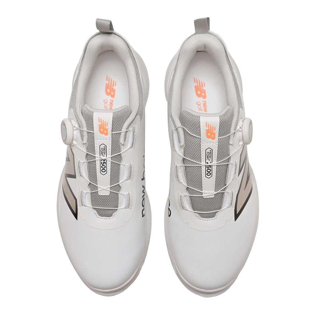 ニューバランス（new balance）（レディース）Fresh Foam X 2500 v4 BOA スパイクレス ゴルフシューズ UGS2500D2E
