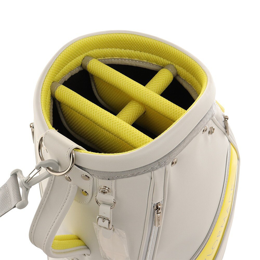 テーラーメイド（TAYLORMADE）（レディース）ゴルフ キャディバッグ カート式 8.5型 5分割 軽量 メタルT TD297-N92967