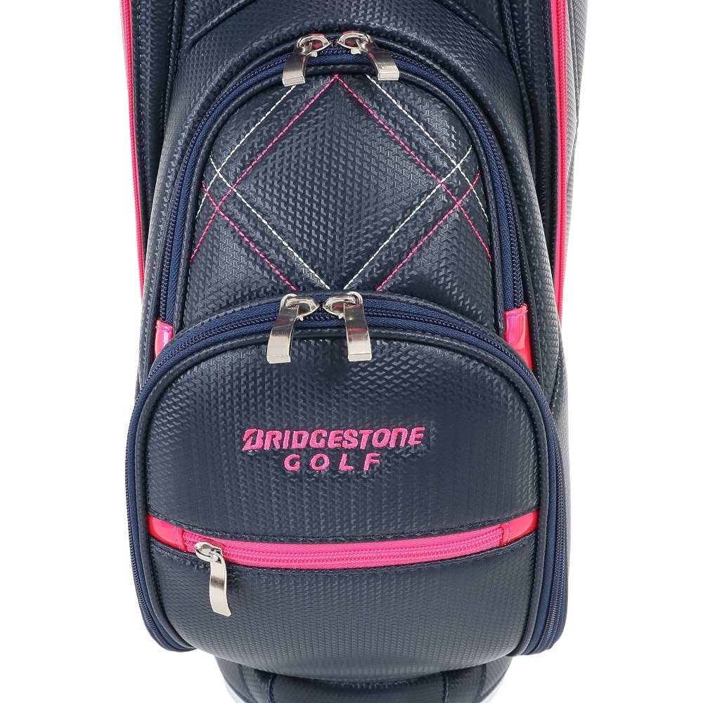 ブリヂストンゴルフ（BRIDGESTONE GOLF）（レディース）ゴルフ キャディバッグ カート式 8.5型 5分割 軽量レディスモデル CBG251NA