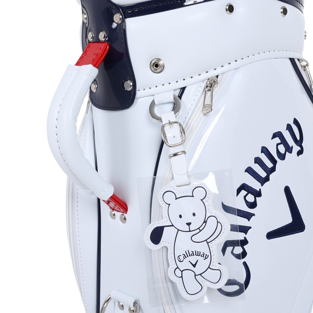 キャロウェイ（CALLAWAY）（レディース）ゴルフ キャディバッグ カート式 8.5型 5分割 ピーユー スポーツ 5123247 CB PU SPT W W/N/R 23