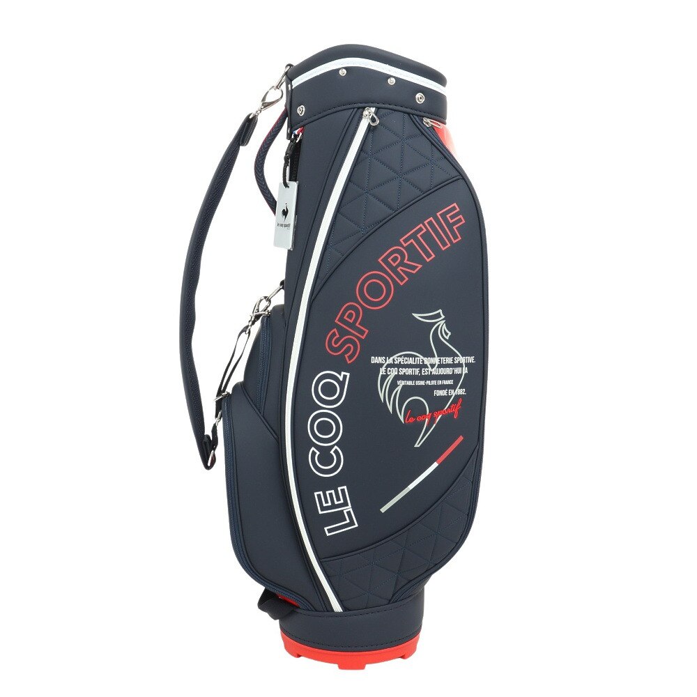 ルコックスポルティフ ゴルフ（レディース）ゴルフ キャディバッグ カート式 8.5型 6分割 軽量キャディバッグ QQCVJJ01 NV00
